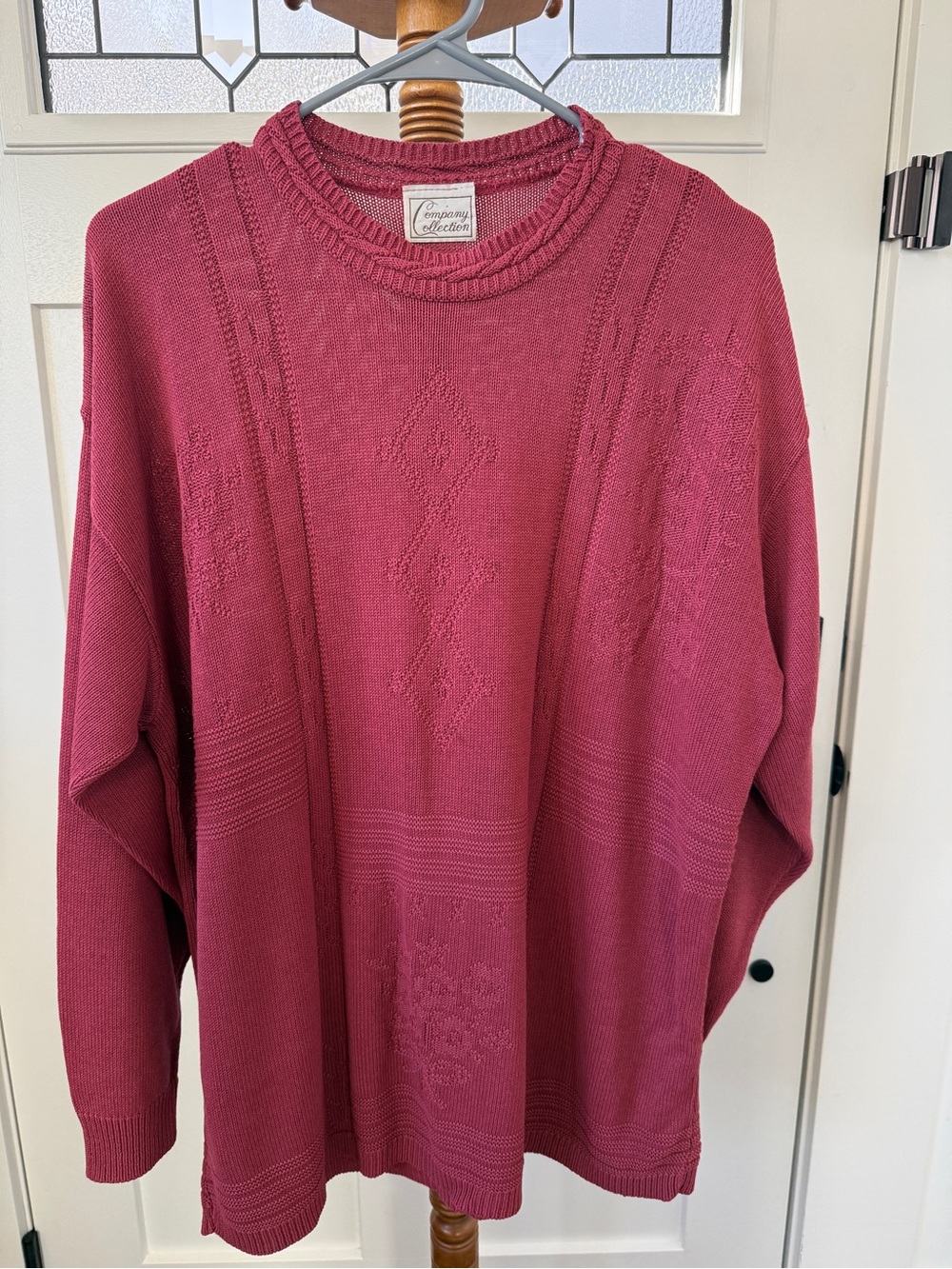 Vintage 1980’s- Company Collection-Red Crewneck Lightweight Sweater